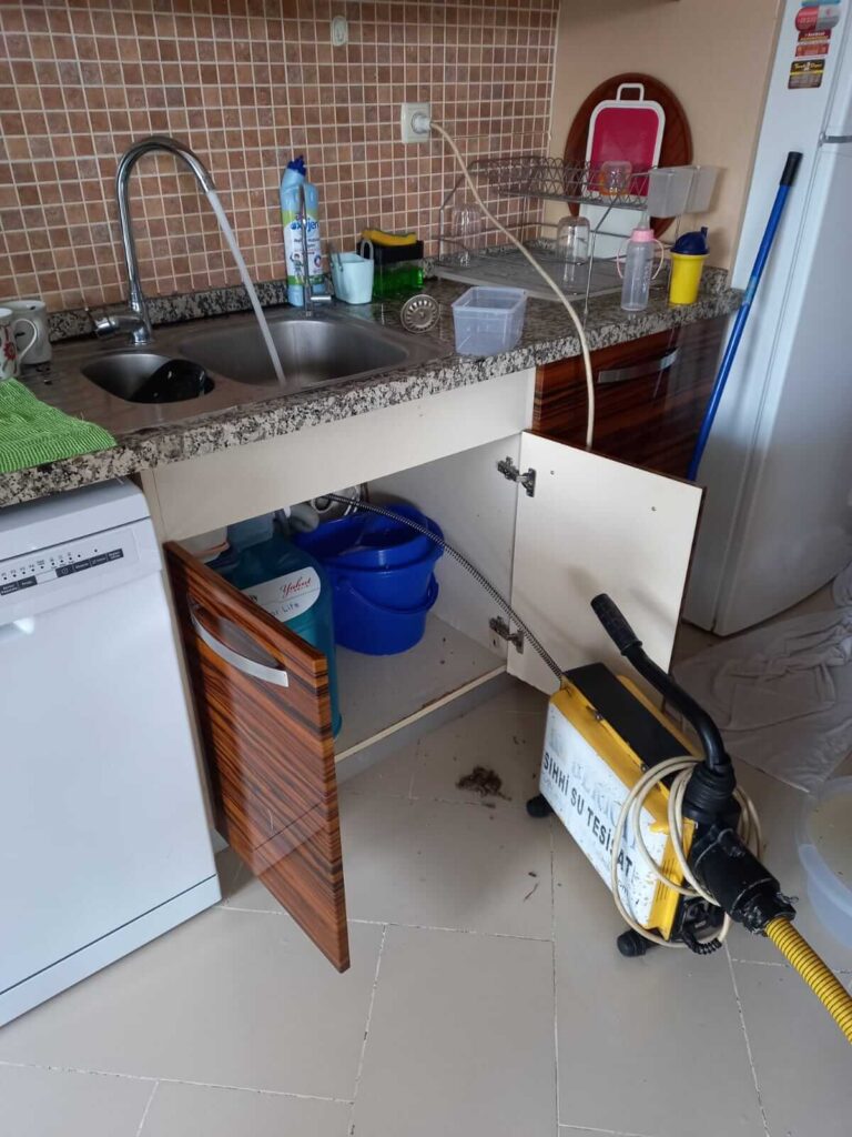 tıkalı mutfak açma